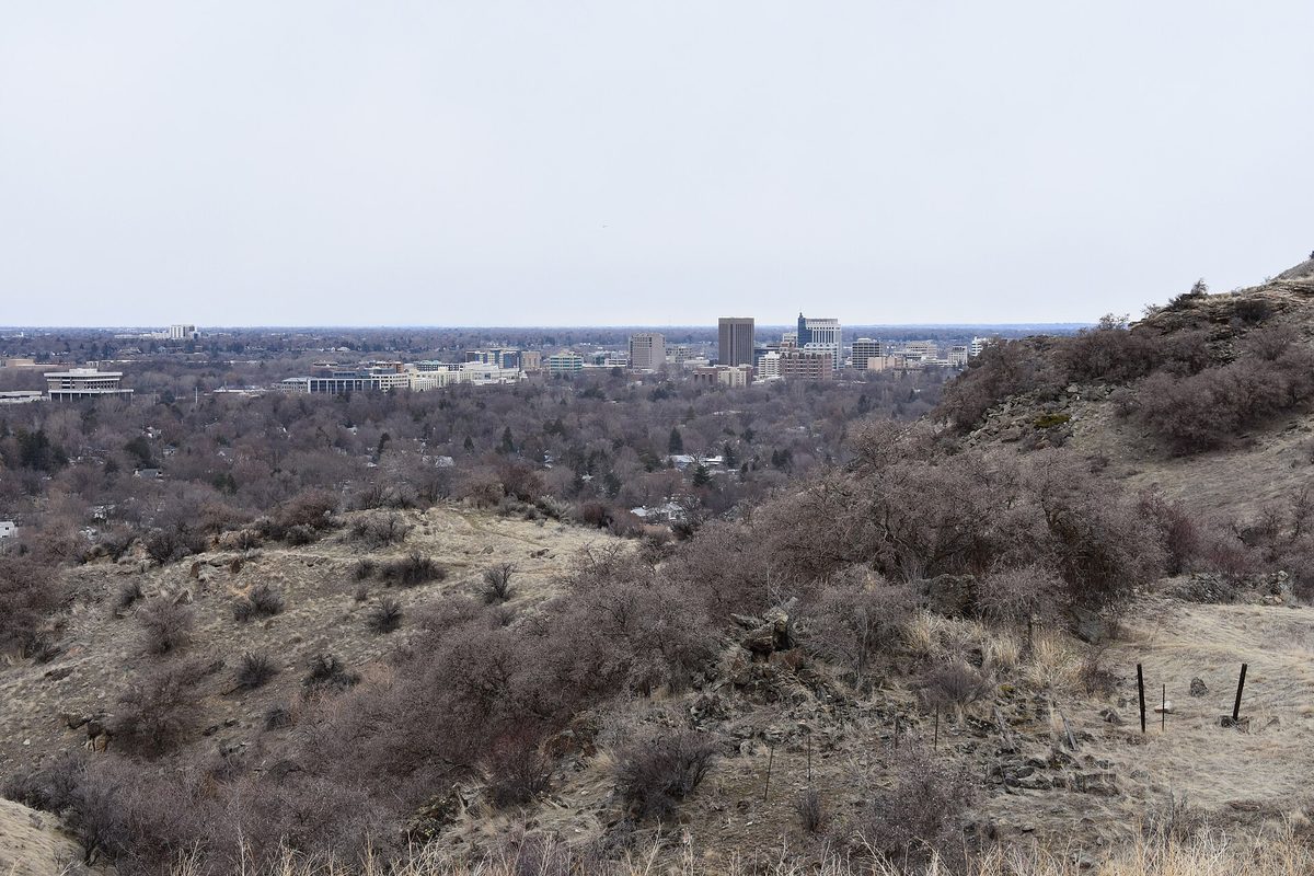 Skyline and aerial view of Boise, ID - LD Movers moving service area