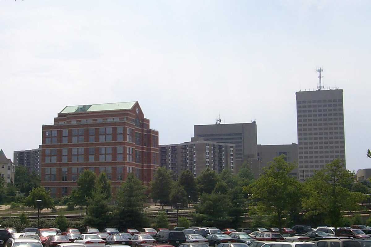 Skyline and aerial view of Rockville, MD - LD Movers moving service area
